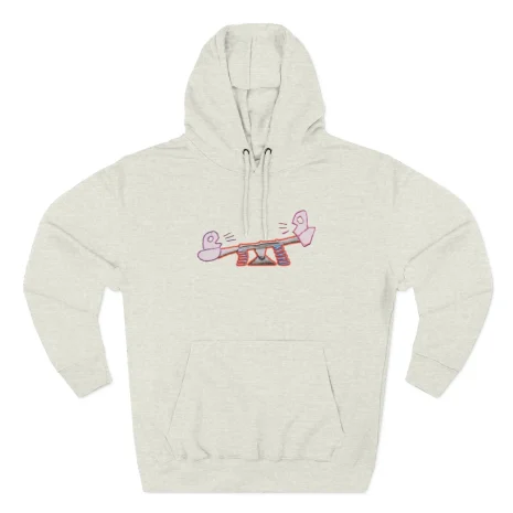 Slushy Noobz Seesaw Three-Panel Fleece Hoodie Oatmeal Heather Slushy Noobz Seesaw Three-Panel Fleece Hoodie Oatmeal Heather
