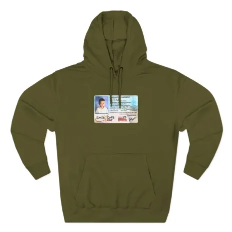 Slushy Noobz Smile Safe Kids Three-Panel Fleece Hoodie Army green Slushy Noobz Smile Safe Kids Three-Panel Fleece Hoodie Army green