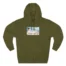 Slushy Noobz Smile Safe Kids Three-Panel Fleece Hoodie Army green