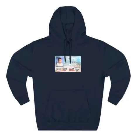 Slushy Noobz Smile Safe Kids Three-Panel Fleece Hoodie navy Slushy Noobz Smile Safe Kids Three-Panel Fleece Hoodie navy