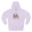 Slushy Noobz Tandem Cats Hoodie Lilac