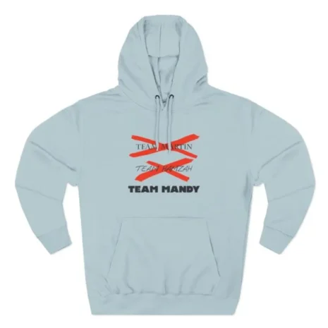 Slushy Noobz Team Mandy Three-Panel Fleece Hoodie Blue Mist Slushy Noobz Team Mandy Three-Panel Fleece Hoodie Blue Mist