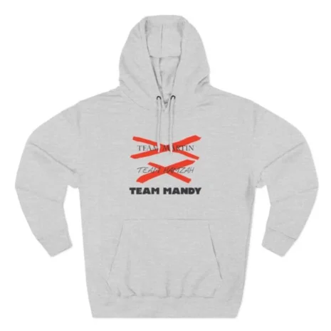 Slushy Noobz Team Mandy Three-Panel Fleece Hoodie Heather grey Slushy Noobz Team Mandy Three-Panel Fleece Hoodie Heather grey