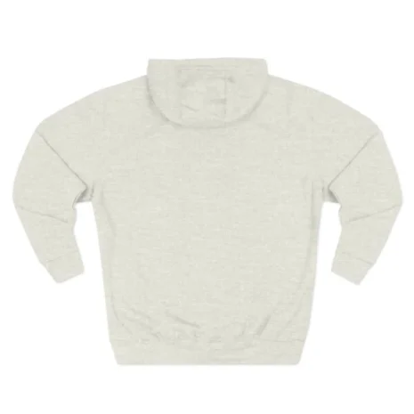 Slushy Noobz Team Mandy Three-Panel Fleece Hoodie Oatmeal heather back Slushy Noobz Team Mandy Three-Panel Fleece Hoodie Oatmeal heather back