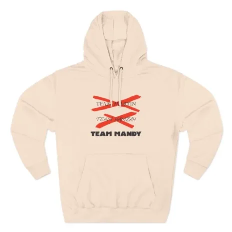 Slushy Noobz Team Mandy Three-Panel Fleece Hoodie Pale Pink Slushy Noobz Team Mandy Three-Panel Fleece Hoodie Pale Pink