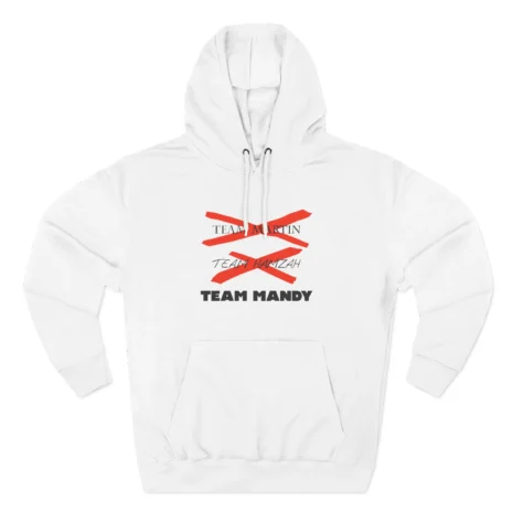 Slushy Noobz Team Mandy Three-Panel Fleece Hoodie White Slushy Noobz Team Mandy Three-Panel Fleece Hoodie White