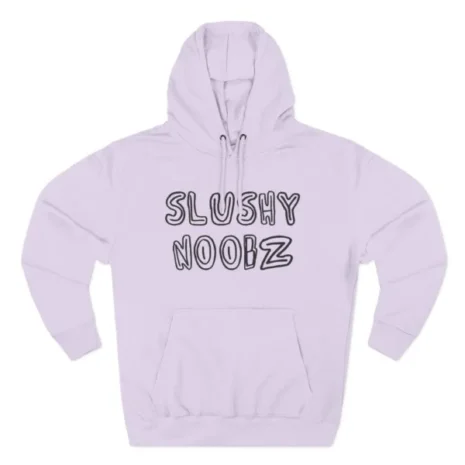 Slushy Noobz Three-Panel Fleece Hoodie lilac Slushy Noobz Three-Panel Fleece Hoodie lilac