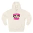 Slushy Noobz Three-Panel Fleece Pink Logo Hoodie Sandshell