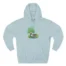 Slushy Noobz Tree Three-Panel Fleece Hoodie Blue Mist