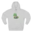 Slushy Noobz Tree Three-Panel Fleece Hoodie Heather Grey