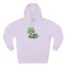 Slushy Noobz Tree Three-Panel Fleece Hoodie Lilac