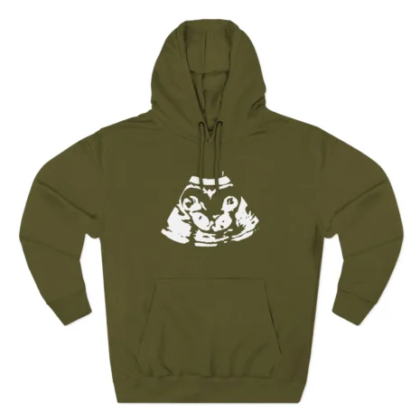 Slushy Noobz Ultrasound Three-Panel Fleece Hoodie Army Green Slushy Noobz Ultrasound Three-Panel Fleece Hoodie Army Green