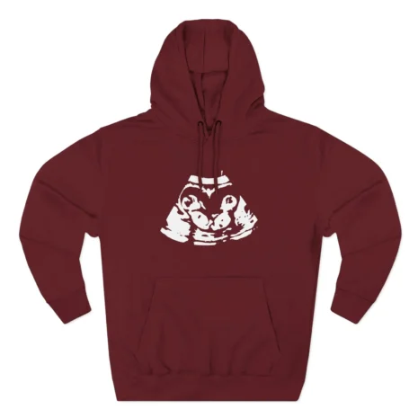 Slushy Noobz Ultrasound Three-Panel Fleece Hoodie Burgundy Slushy Noobz Ultrasound Three-Panel Fleece Hoodie Burgundy