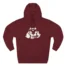 Slushy Noobz Ultrasound Three-Panel Fleece Hoodie Burgundy