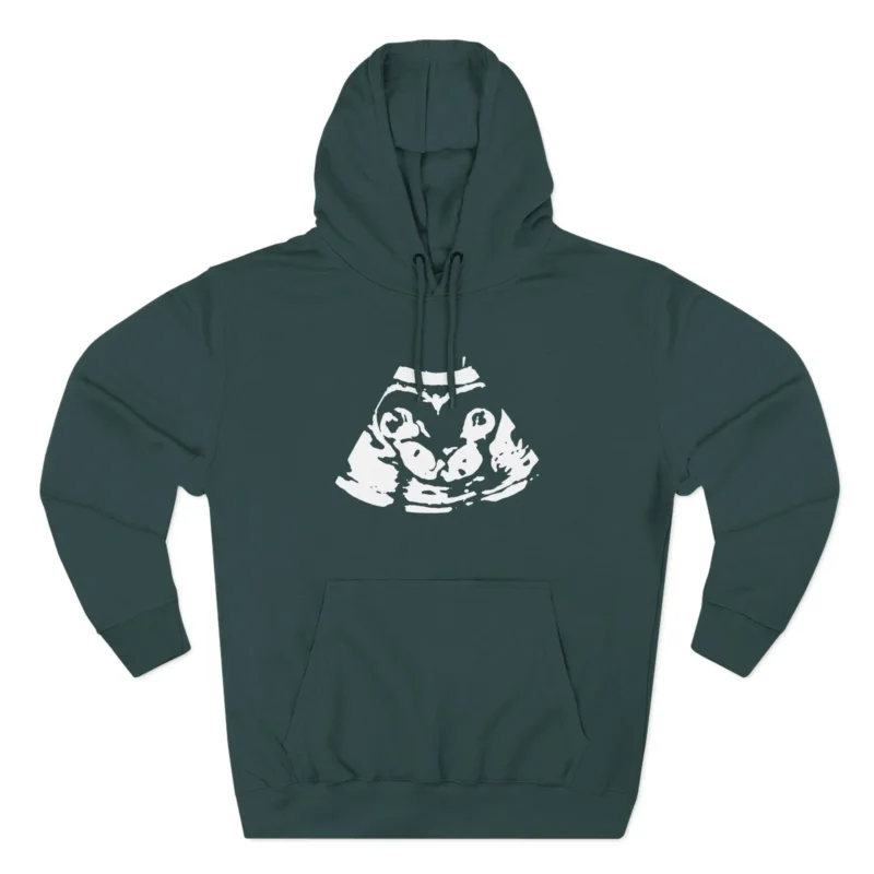Slushy Noobz Ultrasound Three-Panel Fleece Hoodie Sports Green