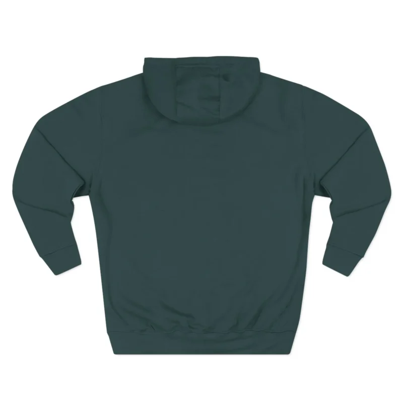Slushy Noobz Ultrasound Three-Panel Fleece Hoodie Sports Green Back Side