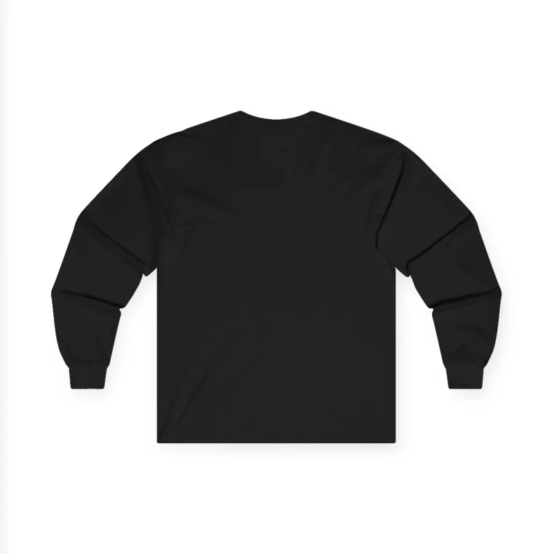 Slushy Noobz Banana Summer Cotton Long Sleeve Tee Black Back Side
