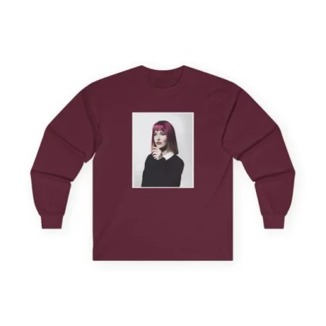 Slushy Noobz Banana Summer Cotton Long Sleeve Tee Maroon Slushy Noobz Banana Summer Cotton Long Sleeve Tee Maroon