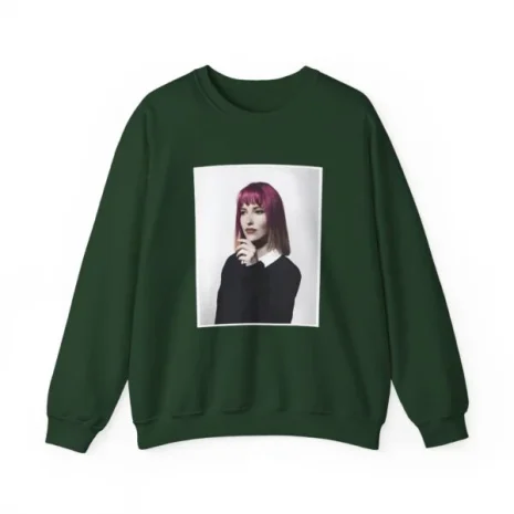 Slushy Noobz Banana Summer Crewneck Sweatshirt Forest Green Slushy Noobz Banana Summer Crewneck Sweatshirt Forest Green