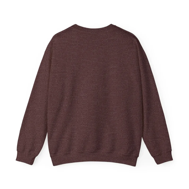 Slushy Noobz Banana Summer Crewneck Sweatshirt Heather Sport Dark Maroon Back Side
