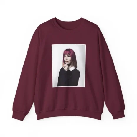 Slushy Noobz Banana Summer Crewneck Sweatshirt Maroon Slushy Noobz Banana Summer Crewneck Sweatshirt Maroon