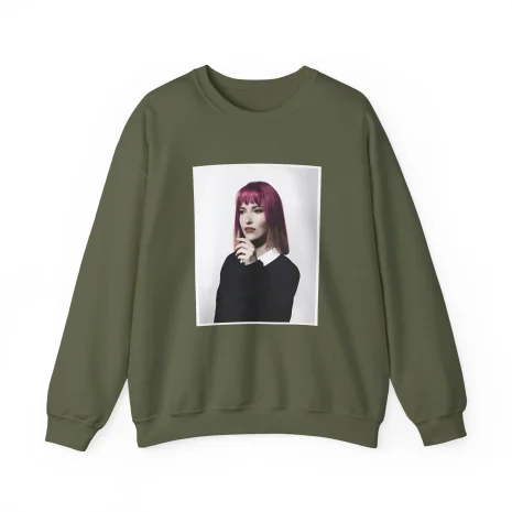 Slushy Noobz Banana Summer Crewneck Sweatshirt Military Green Slushy Noobz Banana Summer Crewneck Sweatshirt Military Green