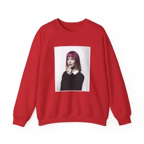 Slushy Noobz Banana Summer Crewneck Sweatshirt Red Slushy Noobz Banana Summer Crewneck Sweatshirt Red