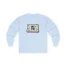 Slushy Noobz Birthday Cake Cotton Long Sleeve Tee Light Blue