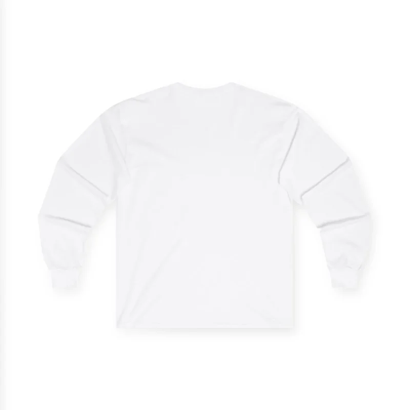 Slushy Noobz Birthday Cake Cotton Long Sleeve Tee White Back Side