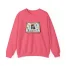 Slushy Noobz Birthday Cake Crewneck Sweatshirt Safety Pink