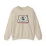 Slushy Noobz Birthday Cake Crewneck Sweatshirt Sand