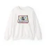 Slushy Noobz Birthday Cake Crewneck Sweatshirt White