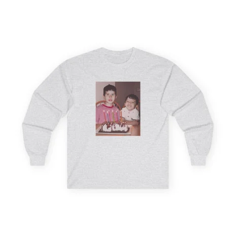 Slushy Noobz Brudders Cotton Long Sleeve Tee Ash Slushy Noobz Brudders Cotton Long Sleeve Tee Ash