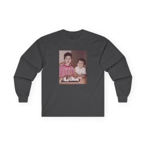 Slushy Noobz Brudders Cotton Long Sleeve Tee Dark Heather Slushy Noobz Brudders Cotton Long Sleeve Tee Dark Heather