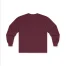 Slushy Noobz Brudders Cotton Long Sleeve Tee Maroon Back Side