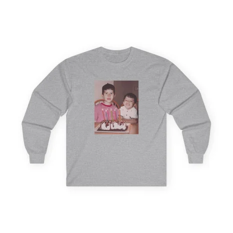 Slushy Noobz Brudders Cotton Long Sleeve Tee Sport Grey Slushy Noobz Brudders Cotton Long Sleeve Tee Sport Grey