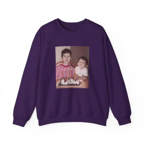 Slushy Noobz Brudders Crewneck Sweatshirt Purple Slushy Noobz Brudders Crewneck Sweatshirt Purple