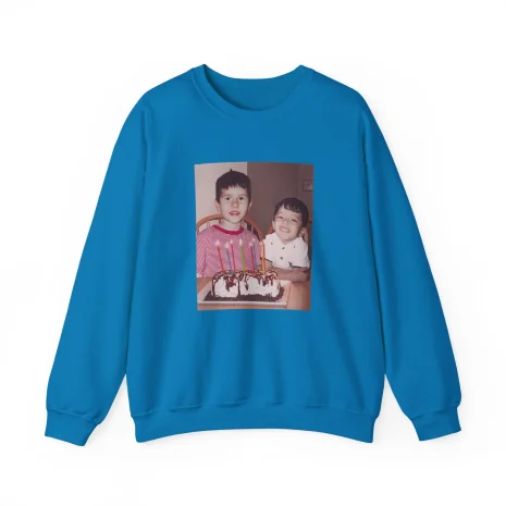 Slushy Noobz Brudders Crewneck Sweatshirt Sapphire