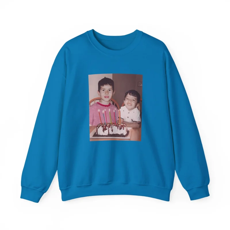 Slushy Noobz Brudders Crewneck Sweatshirt Sapphire