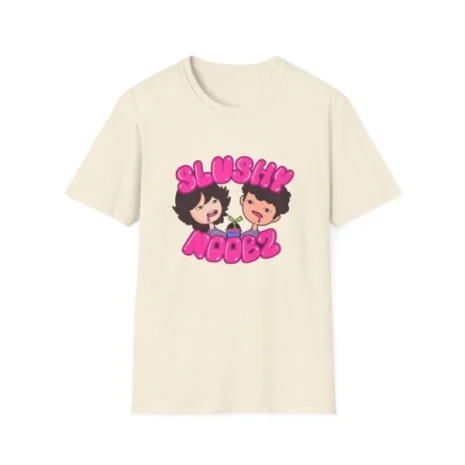 Slushy Noobz Cute Cartoon T-Shirt Natural Slushy Noobz Cute Cartoon T-Shirt Natural