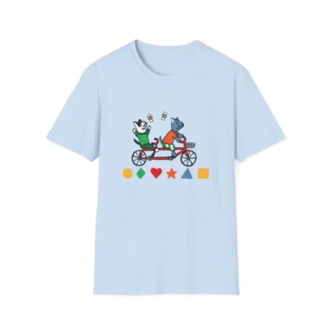 Slushy Noobz Cycling Animal T-Shirt Light Blue Slushy Noobz Cycling Animal T-Shirt Light Blue