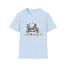 Slushy Noobz Cycling Animal T-Shirt Light Blue