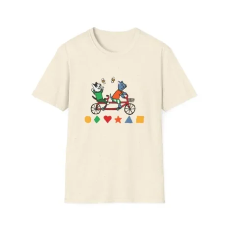 Slushy Noobz Cycling Animal T-Shirt Natural
