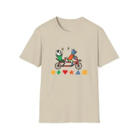 Slushy Noobz Cycling Animal T-Shirt Sand Slushy Noobz Cycling Animal T-Shirt Sand