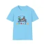 Slushy Noobz Cycling Animal T-Shirt Sky