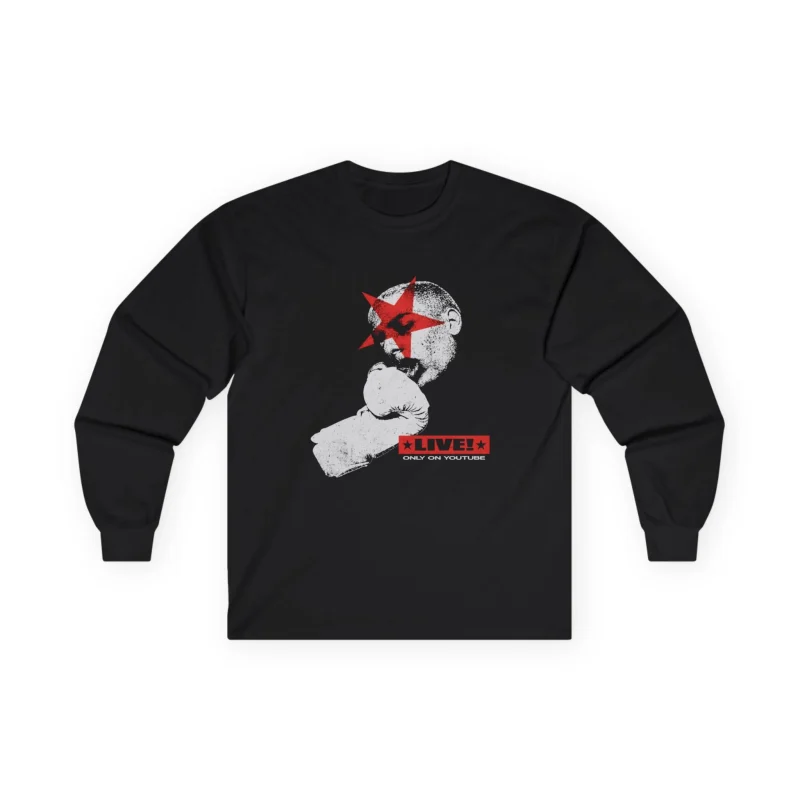Slushy Noobz Hamzah AL-Emad Cotton Long Sleeve Tee Black