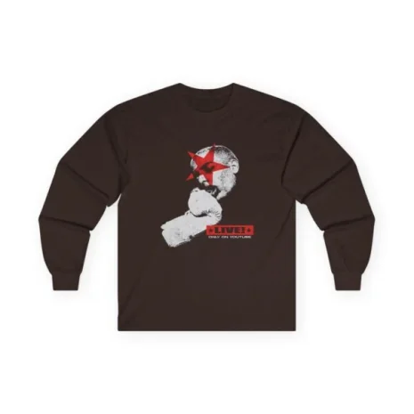 Slushy Noobz Hamzah AL-Emad Cotton Long Sleeve Tee Dark Chocolate Slushy Noobz Hamzah AL-Emad Cotton Long Sleeve Tee Dark Chocolate