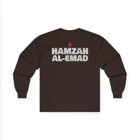 Slushy Noobz Hamzah AL-Emad Cotton Long Sleeve Tee Dark Chocolate Back Side Slushy Noobz Hamzah AL-Emad Cotton Long Sleeve Tee Dark Chocolate Back Side