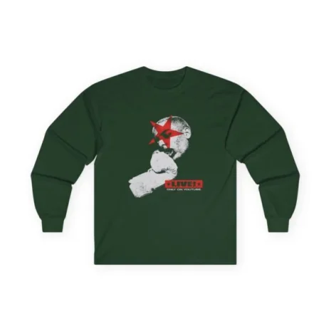Slushy Noobz Hamzah AL-Emad Cotton Long Sleeve Tee Forest Green Slushy Noobz Hamzah AL-Emad Cotton Long Sleeve Tee Forest Green