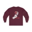 Slushy Noobz Hamzah AL-Emad Cotton Long Sleeve Tee Maroon